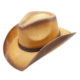 Monument Toyo Straw 3.5 Inch Brim Braided Cowboy Drifter Hat