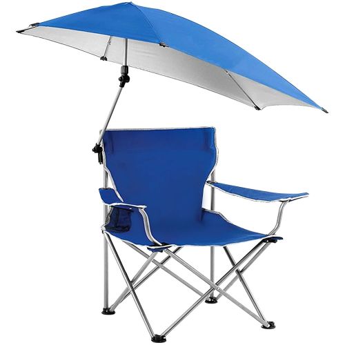 Foldable Beach Chair with Detachable Umbrella Armrest Adjustable Canopy Stool with Cup Holder Carry Bag for Camping Poolside Travel Picnic Lawn C Foldable Beach Chair with Detachable Umbrella Armrest Adjustable Canopy Stool with Cup Holder Carry Bag for Camping Poolside Travel Picnic Lawn C
