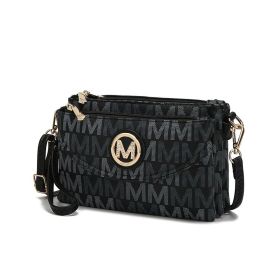 MKF Collection Ishani Signature Crossbody handbag Women by Mia k (Color: Black, Material: Polycarbonate)