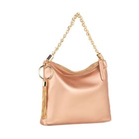 MKF Collection Brigitte Women's Shoulder Bag Functional Purse by Mia K (Color: Rose Gold, Material: Vegan Leather)