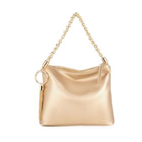 MKF Collection Brigitte Women's Shoulder Bag Functional Purse by Mia K (Color: Gold, Material: Vegan Leather)