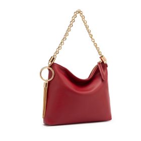 MKF Collection Brigitte Women's Shoulder Bag Functional Purse by Mia K (Color: Wine, Material: Vegan Leather)